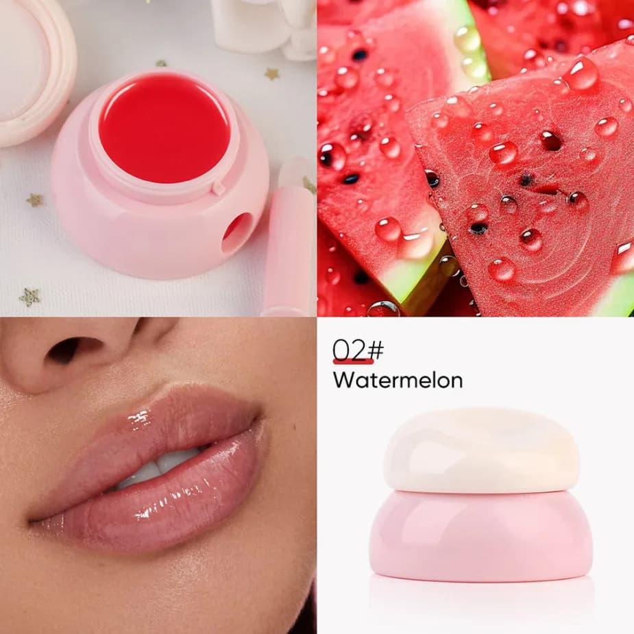 Vegan Colored Lip Gloss Jelly With Brush Custom Logo Private Label Makeup Wholesale Portable Tinted Lip Balm Moisturizing