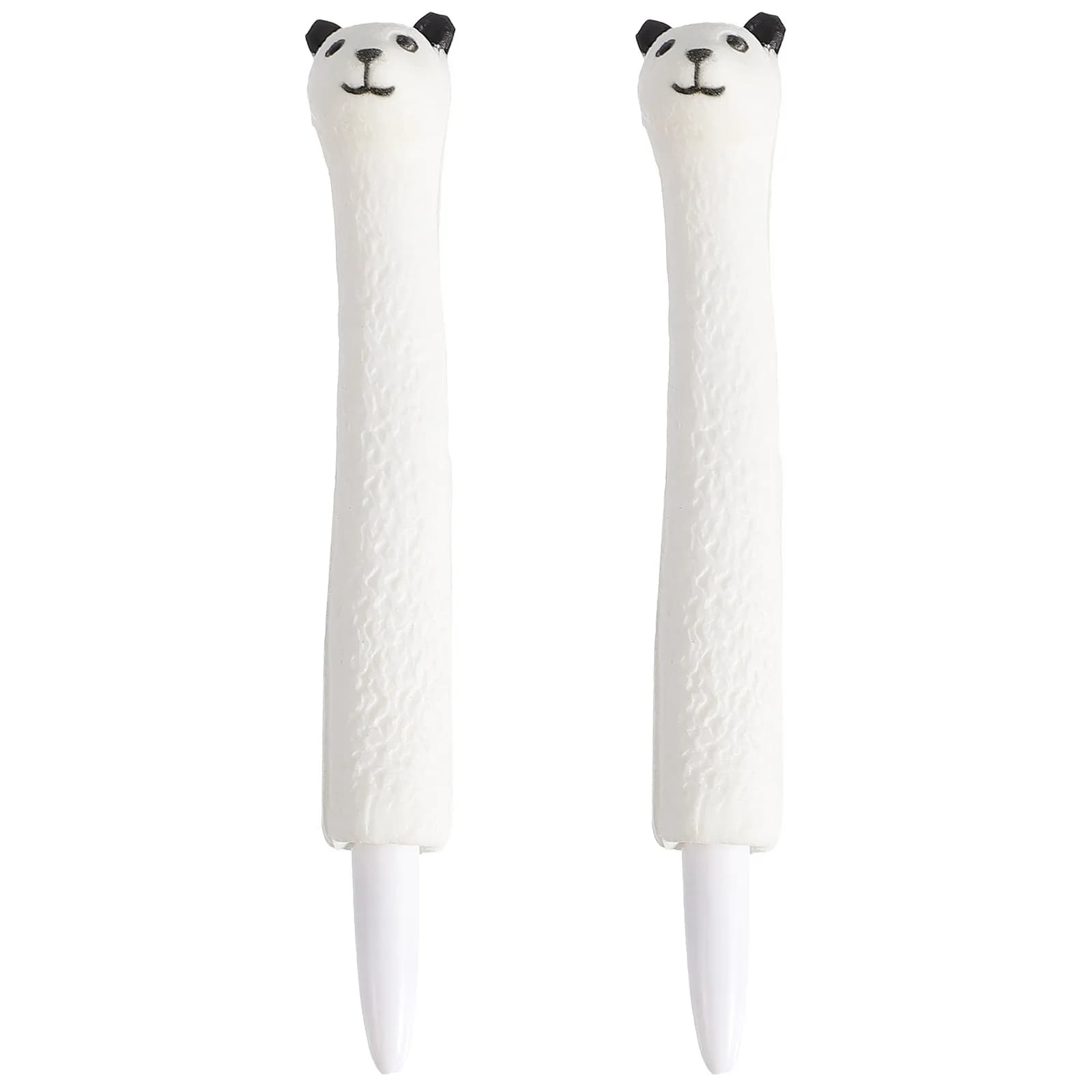 2 Pezzi Penna Gel Antistress Creativa a Forma di Alpaca, Inchiostro Neutro per Studenti, Cancelleria per Scrittura e Relax