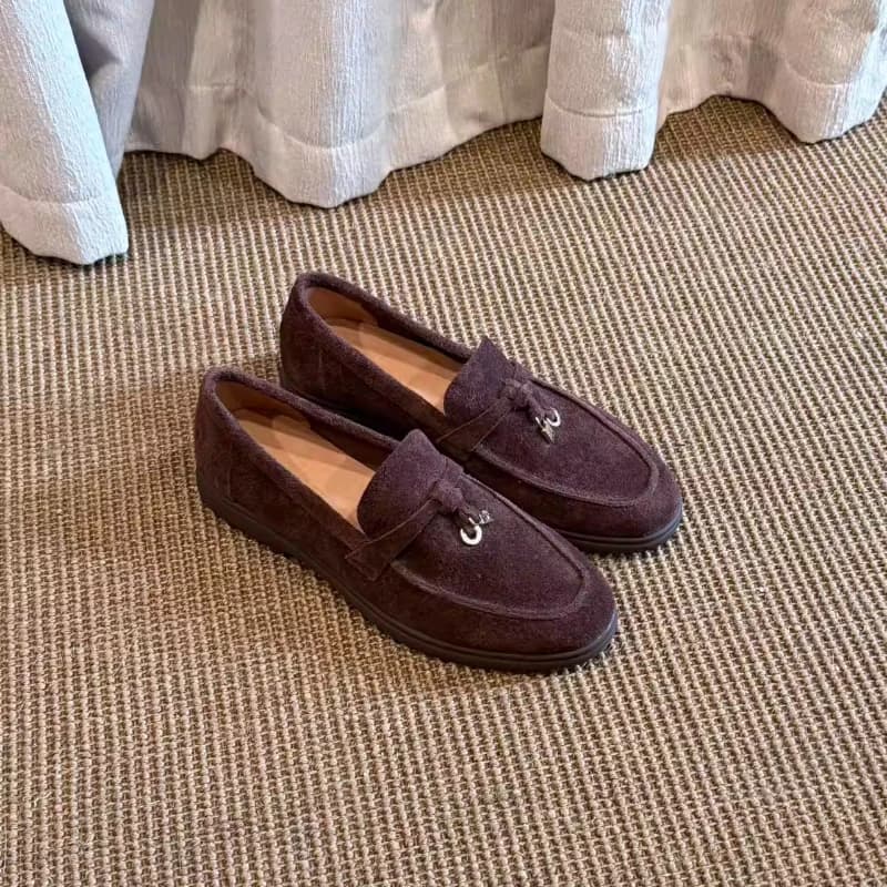 BANFANG Women's Shoes Loafers Fashion Luxury Brand Design Casual Comfortable Soft Sole Versatile Round Toe Shoes For Woman