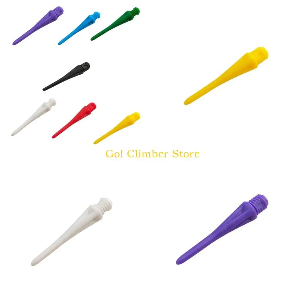 Q84C 100PCS Scheda elettronica Punta morbida Punta Darting 2BA Punta in plastica con filettatura