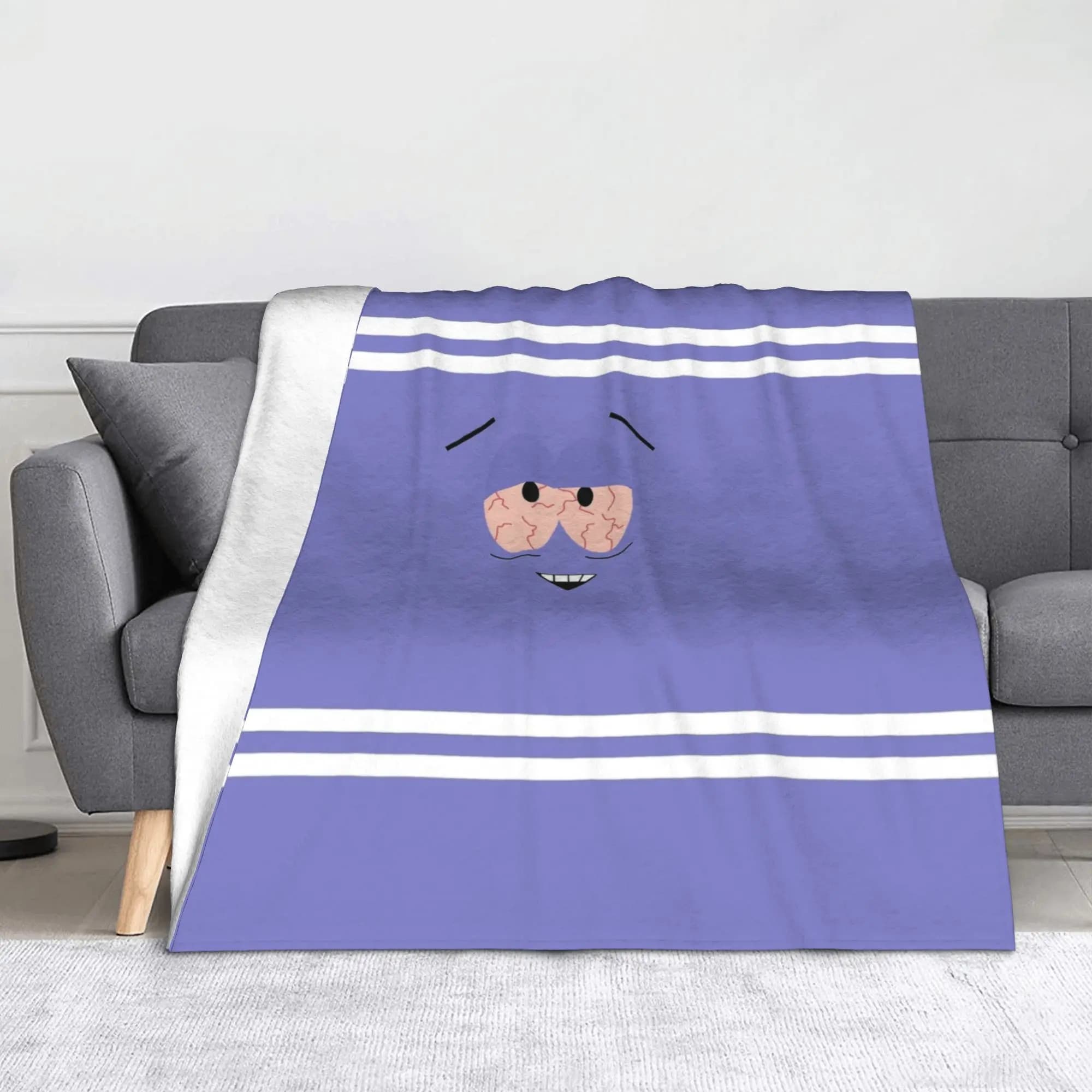 South-Park Cartoon Towelie Blanket Velvet Autumn/Winter Multifunction Warm Throw Blankets for Bed Outdoor Quilt