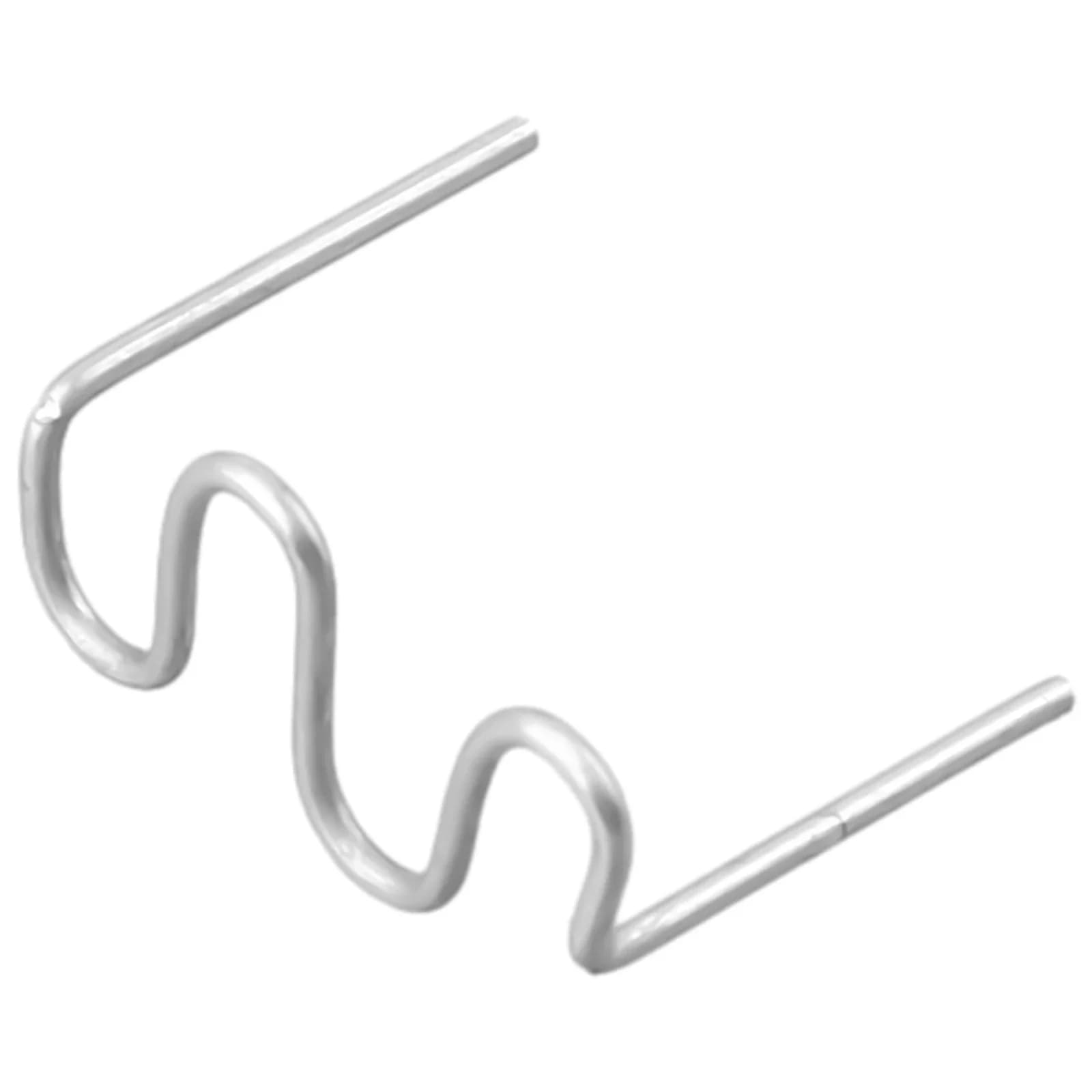 1000pcs/set Wave Staples Staples S Wave Silver Stainless Steel Stapler 0.6/0.8mm 1000Pcs 500 X 0.6mm+500 X 0.8mm