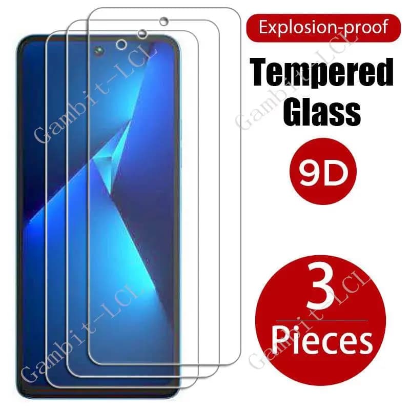 3PCS Per Tecno Spark Go 2023 2024 8C 9 9T 7 7P 7T Camon 19 Pro 5G Pop 6 Pro Pova 3 4 Neo 2 Protezione Dello Schermo Pellicola di Vetro Temperato