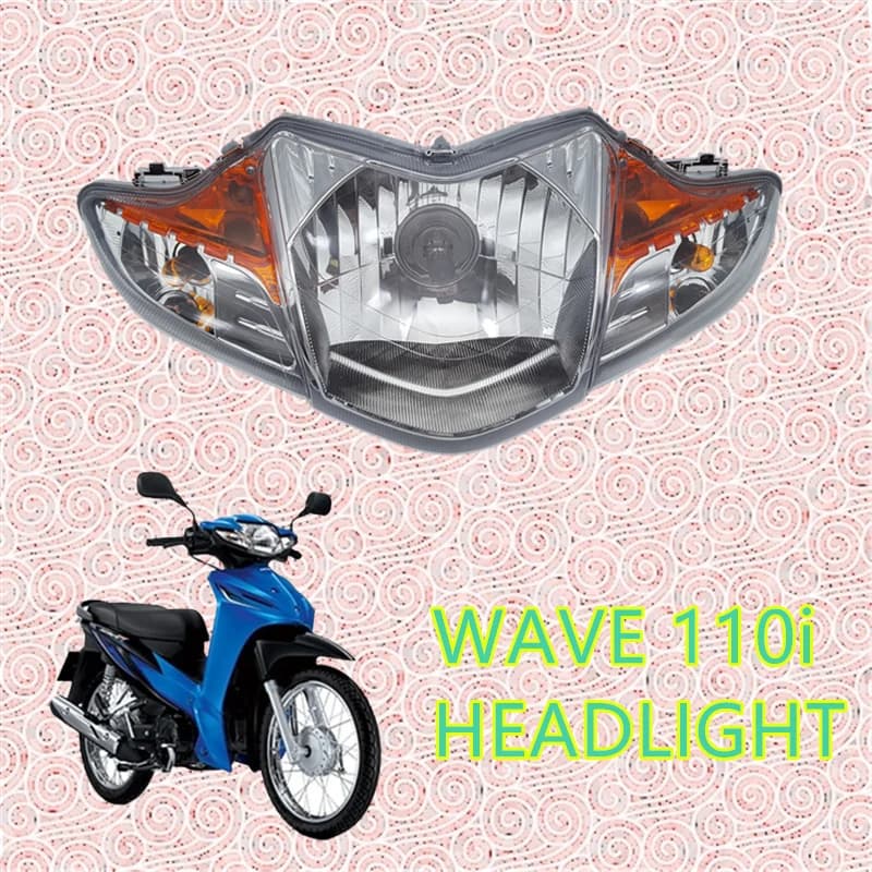 Per Honda Wave 110i moto (2009-2018) fari/fari