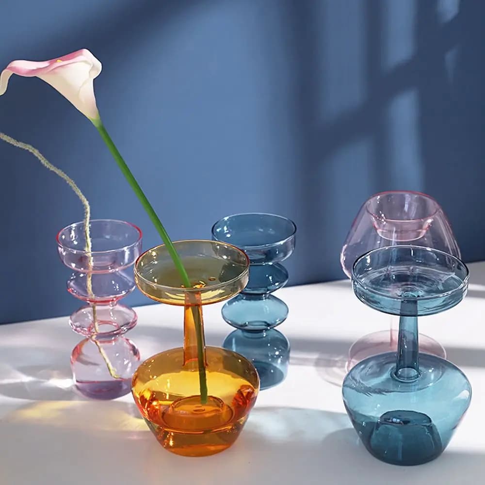 Crystal Ball Hydroponic Plant Flower Jar Living Weddings Party Glass Jar Flower Jar Home Decoration Table Decoration