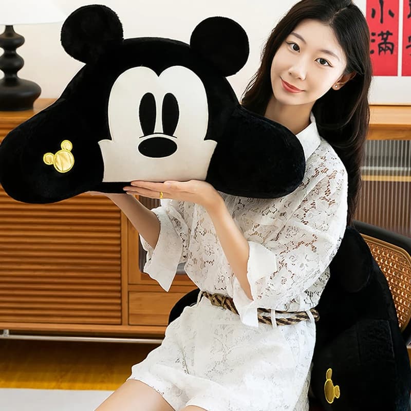 Disney Topolino Minnie Peluche 50/70 centimetri Auto Poggiatesta Bambole Cuscino Lombare Cuscino Kawaii Peluche per I Bambini Natale