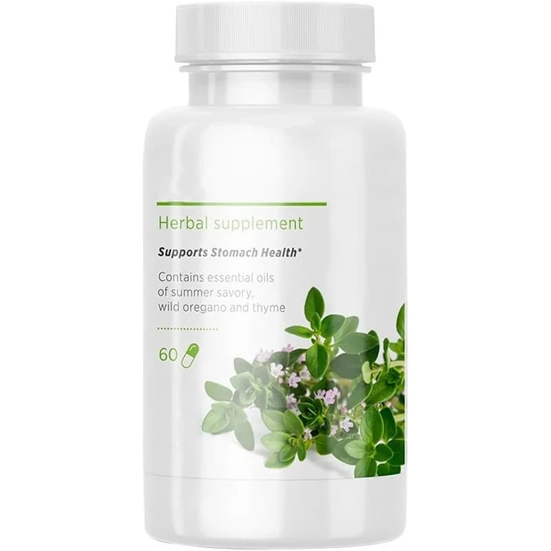 Olio essenziale salato di timo e olio essenziale estivo miscela mediterranea, 60 capsule, risolve il riflusso acido, bruciare, non OGM e senza glutine