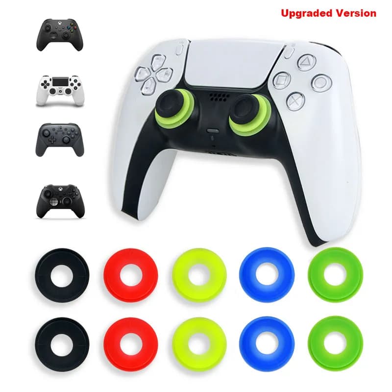 4 anelli di precisione per il controllo del movimento del bersaglio in silicone Aim Assist per PS5 /PS4, per Xbox Series X/S /One, per controller Switch Pro