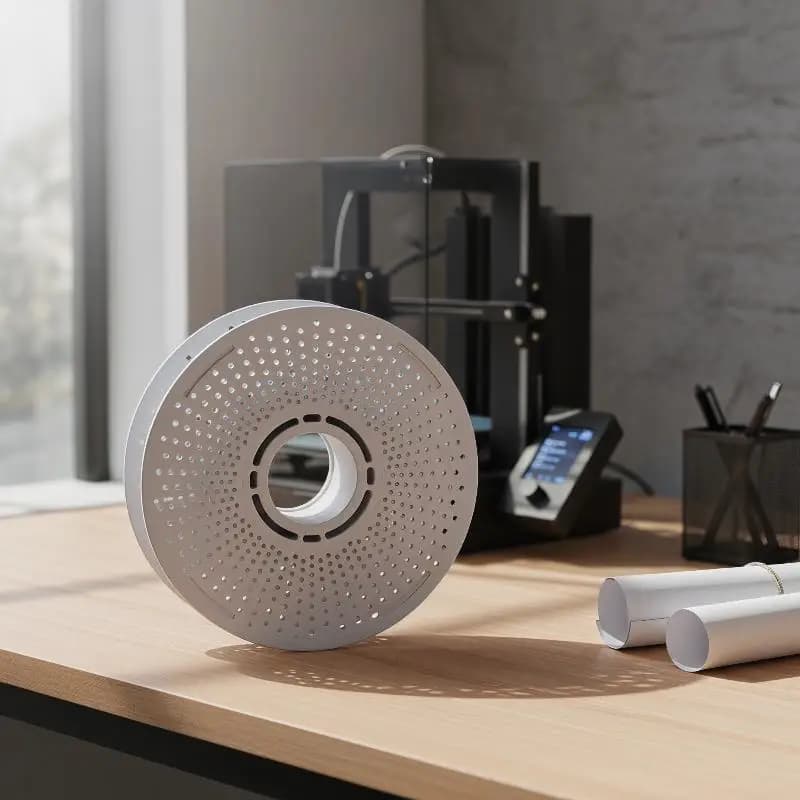 3D Printer Filament Empty Spool Porous Detachable Compatible with Most Filament Holders for Daily 3D Printing Tasks