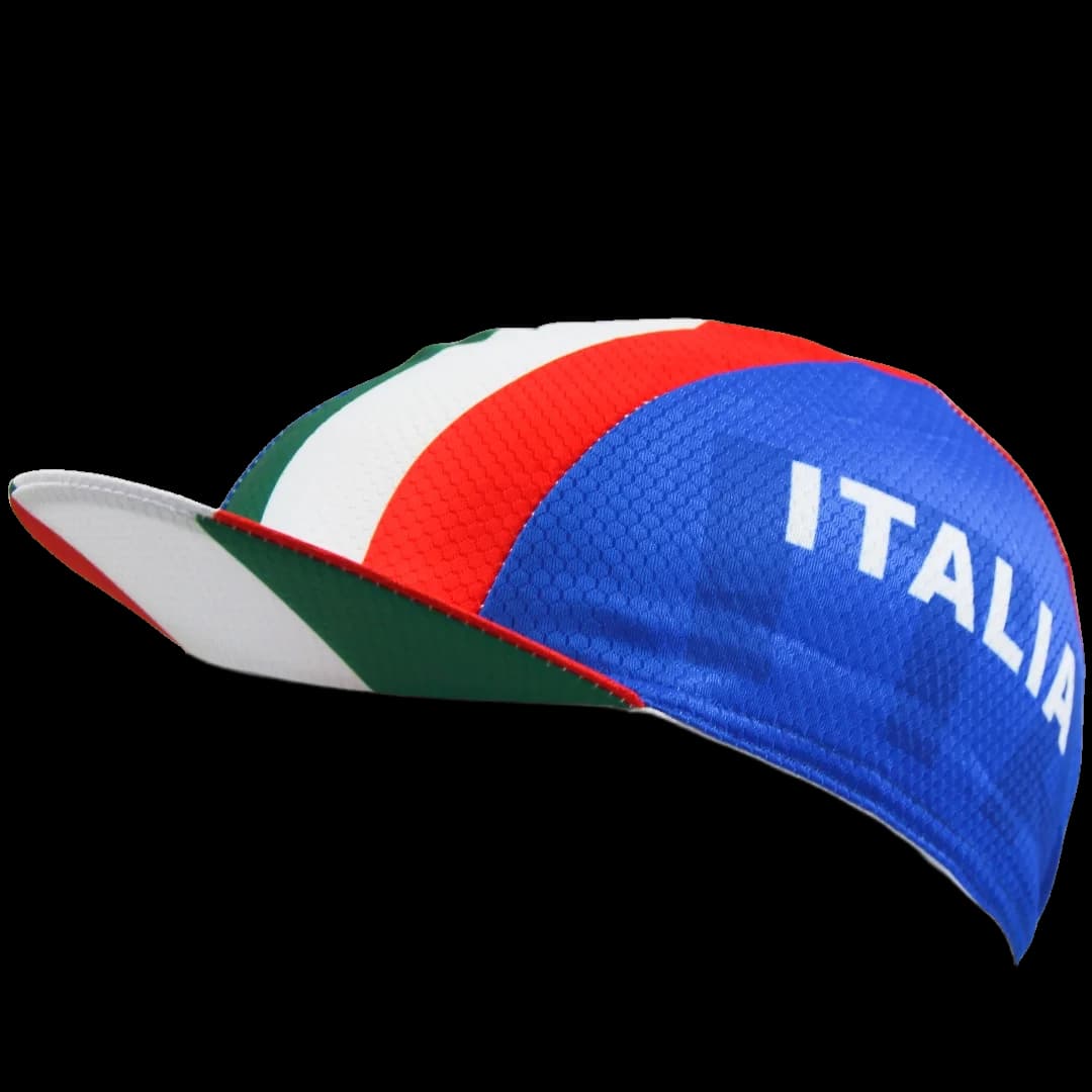 ITALIA TEAM CYCLING CAP Men Women Sweat Headgear Summer Outdoor Sports MTB Bike Breathable Soft Riding Hat Under Helmet