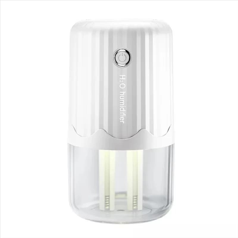 Umidificatore A05G con Doppio Spray, Luce Notturna e Diffusore di Aromi