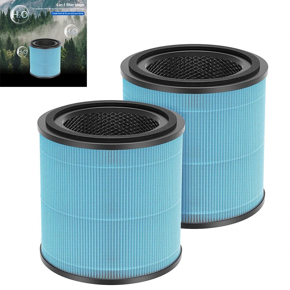 Filtro HEPA H13 a 4 Stadi, Accessori e Ricambi AP0601-RF, Filtri AP0601 Compatibili con Purificatore d'Aria AIRTOK