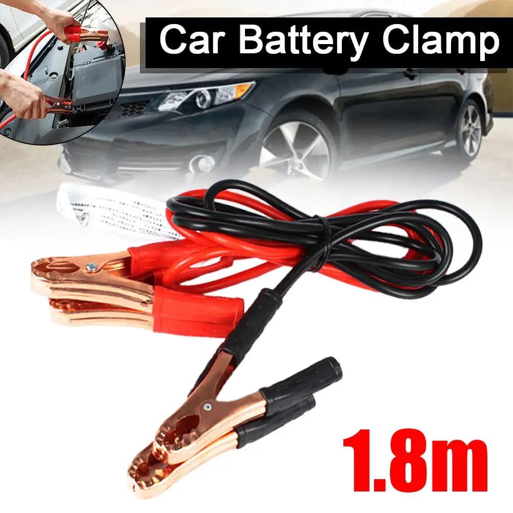 Cavi jumper booster batteria per auto 500A 1.8M Cavi avviamento di emergenza per impieghi gravosi con morsetti per il salvataggio di veicoli automatici