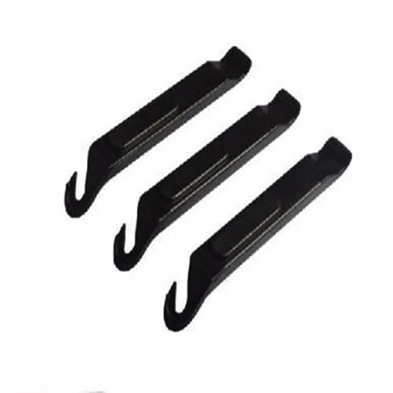 E0878 Pratico kit di riparazione pneumatici portatile con cassetta degli attrezzi in PE semitrasparente Strumenti di riparazione biciclette per bici un set