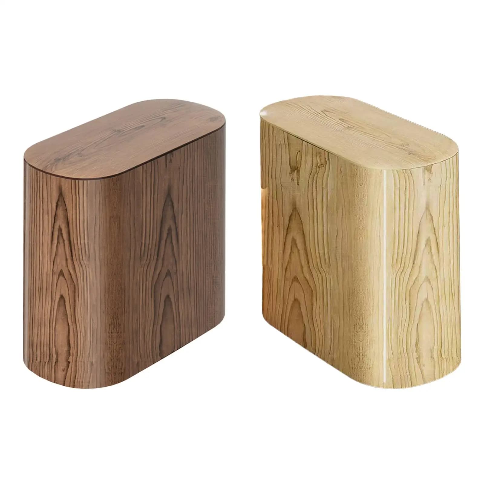 Cestino Sottile per Rifiuti con Coperchio a Pressione, Contenitore per Spazi Ristretti in Studio, Dormitorio, Cucina