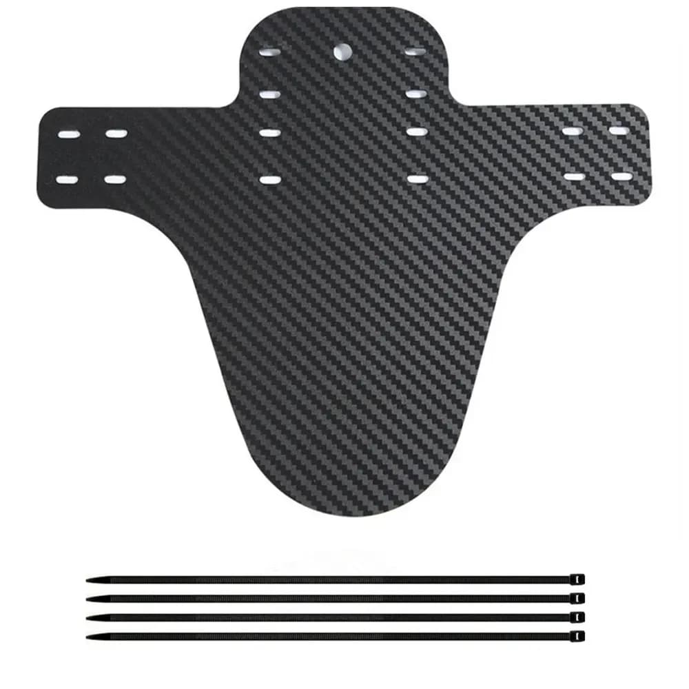 Carbon Pattern Bicycle Fender Portable Road Mountain Bike Mud Guard Bike Front Rear Wheel Mudguard Ultralight MTB Fender