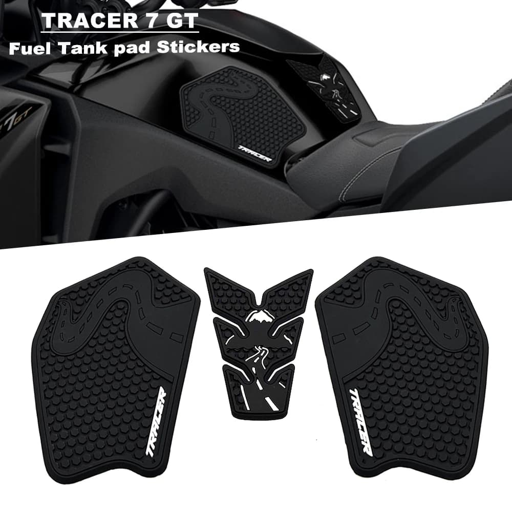 Per Tracer 7 GT Tracer 700 7gt Tracer7gt 2020 2021 2022 Adesivi Protettivi Laterali per Serbatoio Carburante, Pad Antiscivolo per Ginocchia