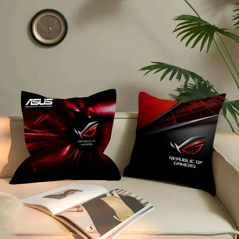 A-AsuS-S R-ROG LOGO Lucky Dragon fodera per cuscino, fodera per divano, decorazione per la casa, regalo per bambini