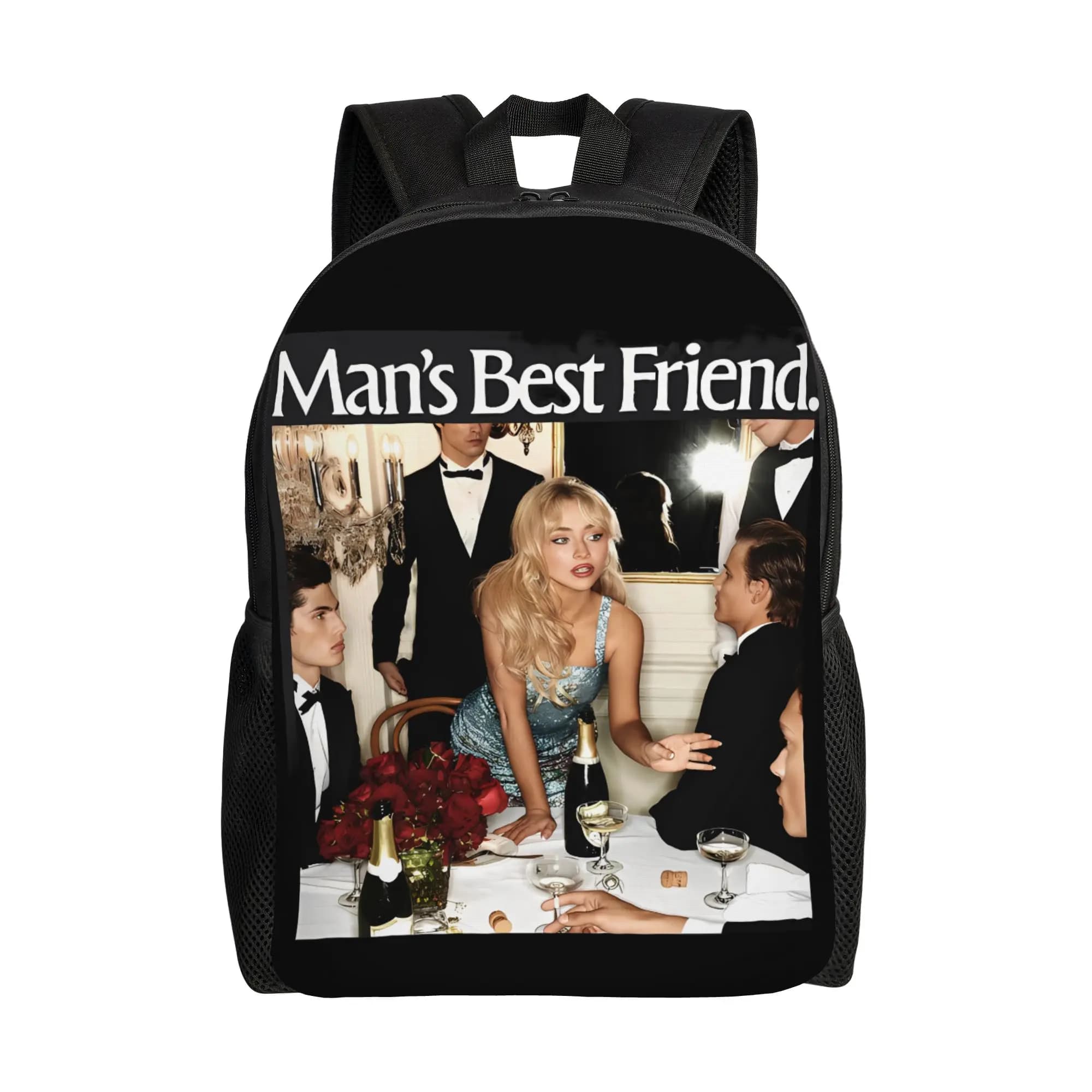 Zaino Sabrina Carpenter Best Friends, zaini per tutti i giorni, borse da scuola con motivi colorati per ragazze, zaino divertente