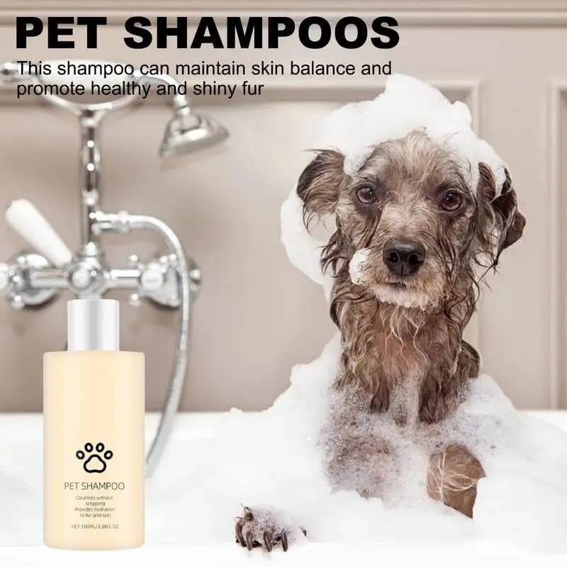 Shampoo per cani con senso dell'odore che allevia il prurito e la pelle sensibile Shampoo per cani delicato e sano da 100ml per la pulizia profonda