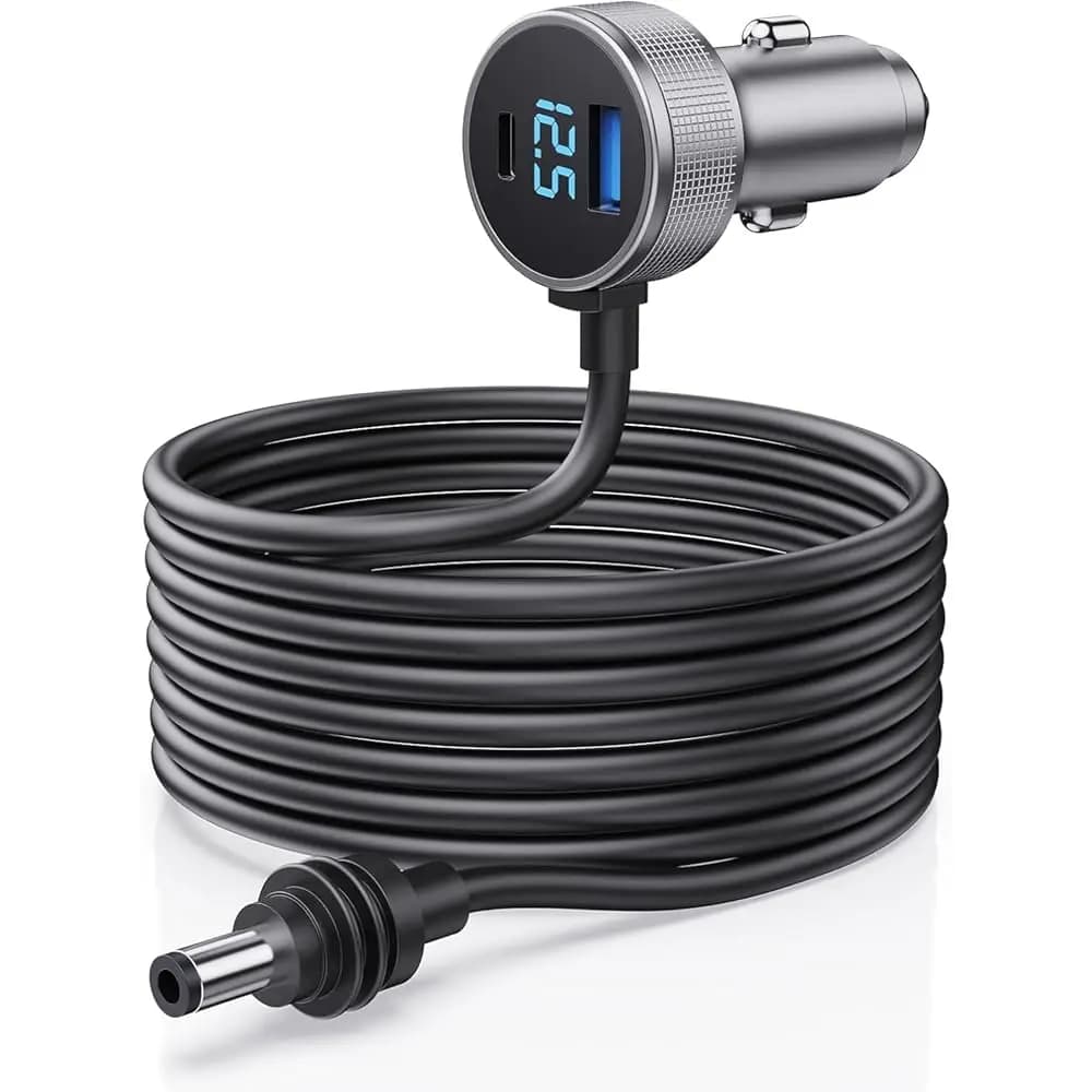 Spedizione Gratuita: Cavo Starlink Mini, Caricabatterie per Auto 3 in 1 Starlink Mini + Adattatore Accendisigari 12V-48V con Digitale