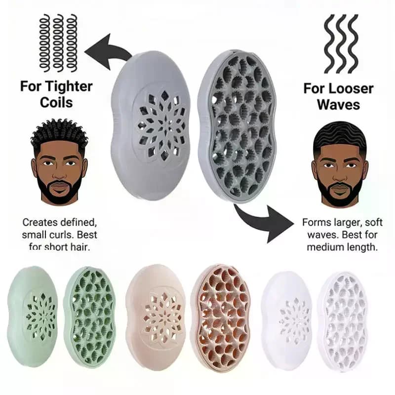 1 pz Spazzola Professionale per Capelli Ricci Afro, Strumento Magico per Onde e Ricci, Riutilizzabile per Dreadlock, Spazzola Afro per Capelli, Strumento per lo Styling dei Capelli