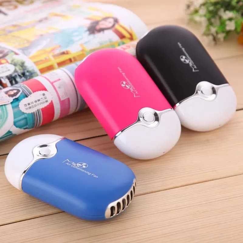 New mini blower air conditioning blower USB charging eyelashes portable nail polish cooling fan fast drying pocket