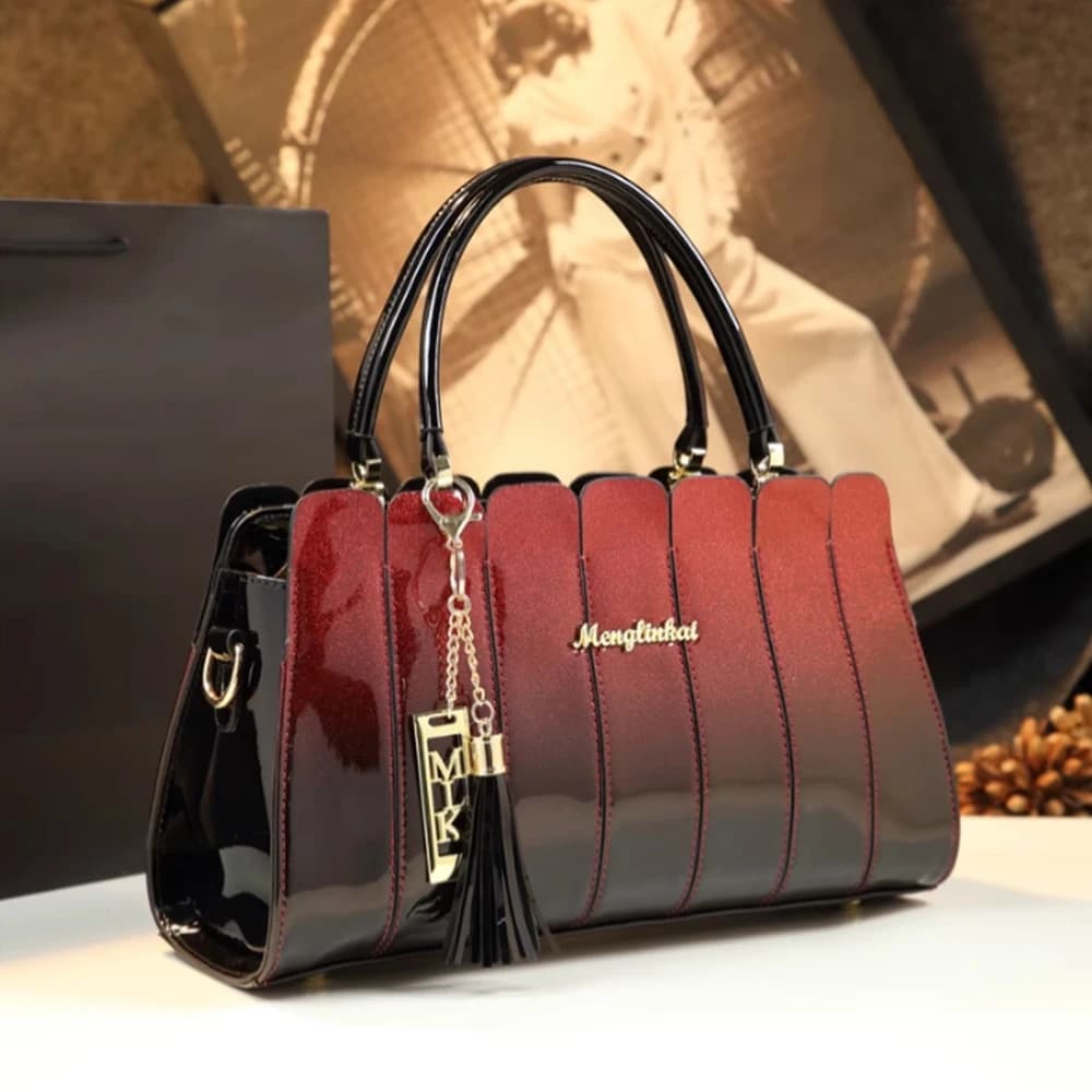 Large Capacity Vintage Tote Bag, Luxury PU Shoulder Bag, Classic Women's Casual Bag and Shoulder Bag