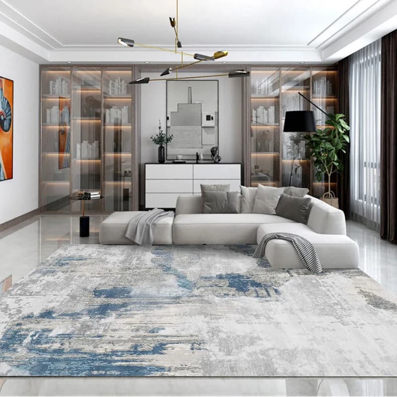Luxury Light Ink Spray Living Room Large carpet Bedroom Decorations Rugs Non-slip Mat Lounge Mat Hotel Lobby Mat