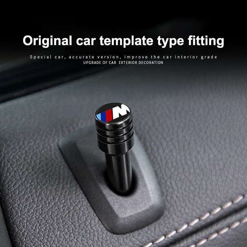 2pcs Car Door Lock Pin Door Lock Rod Auto Knob Pull Security Insurance For BMW E36 E39 E46 E60 E90 E90 F10 F30 E93 G20 G21 X6 X5
