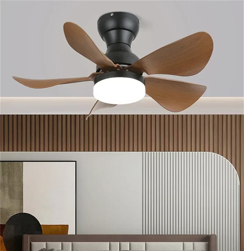 SOFEINA Ventilatore moderno Luce Soggiorno di lusso Ristorante Camera da letto Camera dei bambini Ventilatore da soffitto a LED Luce Ventilatore elettrico remoto