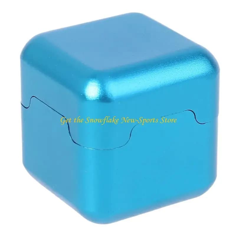 Supporto per gesso con punta per stecca da biliardo portatile in alluminio E56D per supporto per scatola per biliardo Snooker