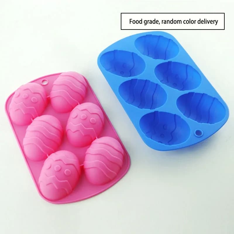 Stampo in Silicone 3D a 6 Fori per Sapone, Candele e Resina - Forniture per Creazioni Artigianali e Decorazioni per la Casa