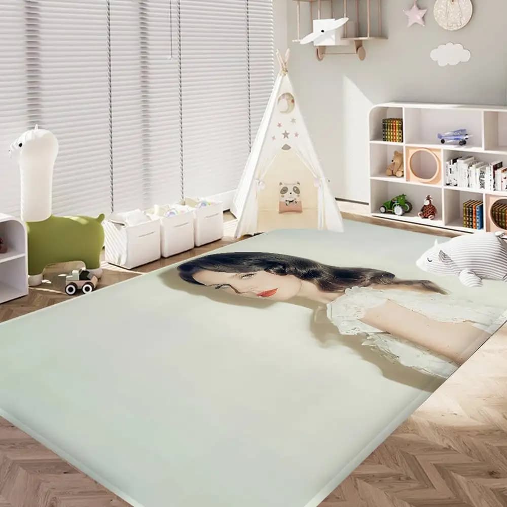 Singer Lana Del Rey Bluebird Floor Mat Rectangle Anti-slip Home Soft Badmat Front Door Indoor Outdoor Mat Hotel Decor Mat