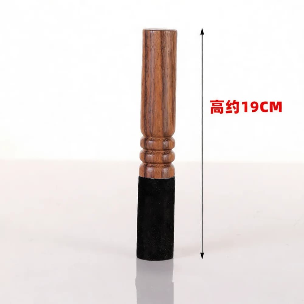 Sound Healing Bowl Mallet Wood Leather Striker Tibetan Meditation Accessory Portable Stable Sound Yoga Relaxation Tool Supply