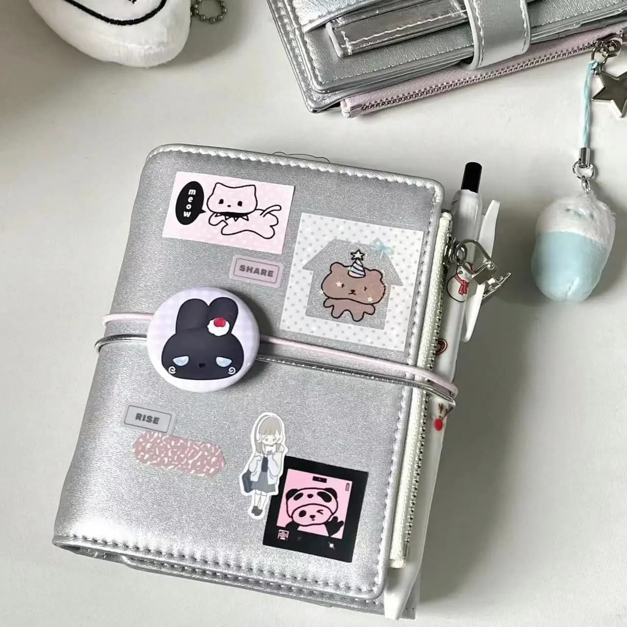 DIY Loose Leaf Notebook Planner Schedule Book Journal Diary for Students School Stationery Supplies