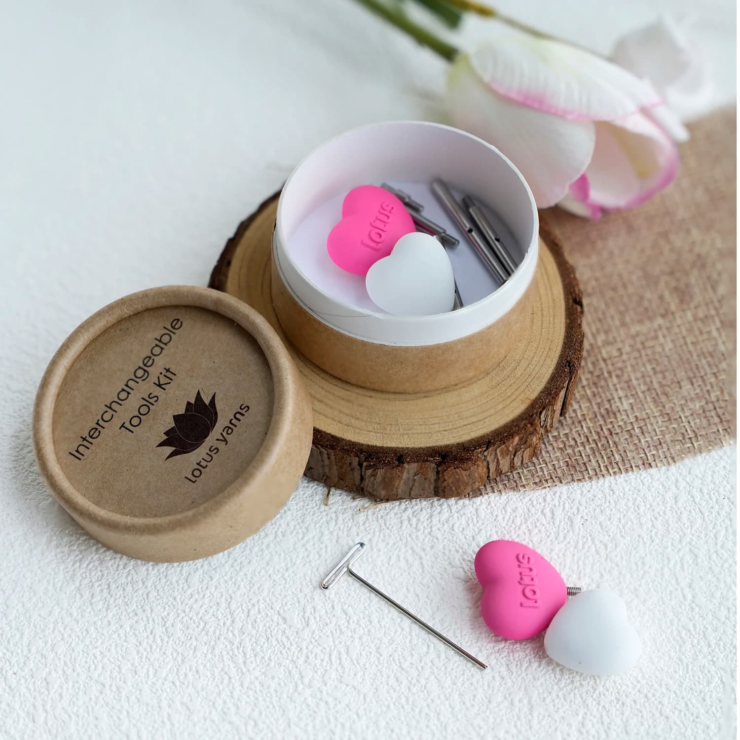 Set di Strumenti Intercambiabili Lotus Yarns, Kit di Accessori per Maglia