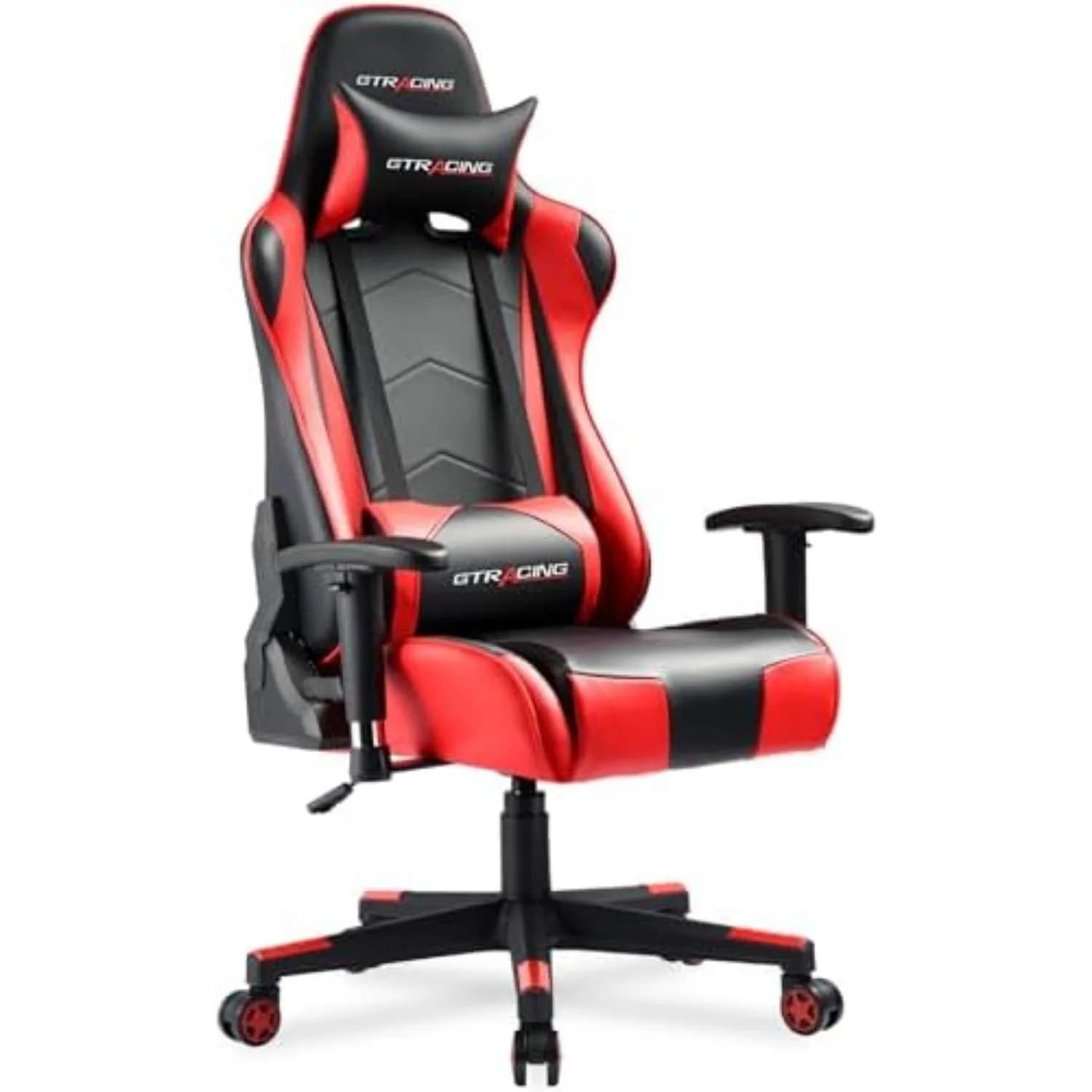 Gaming Chair Racing Office Computer Ergonomic Video Game Chair Backrest and Seat Height Adjustable Swivel Recliner with