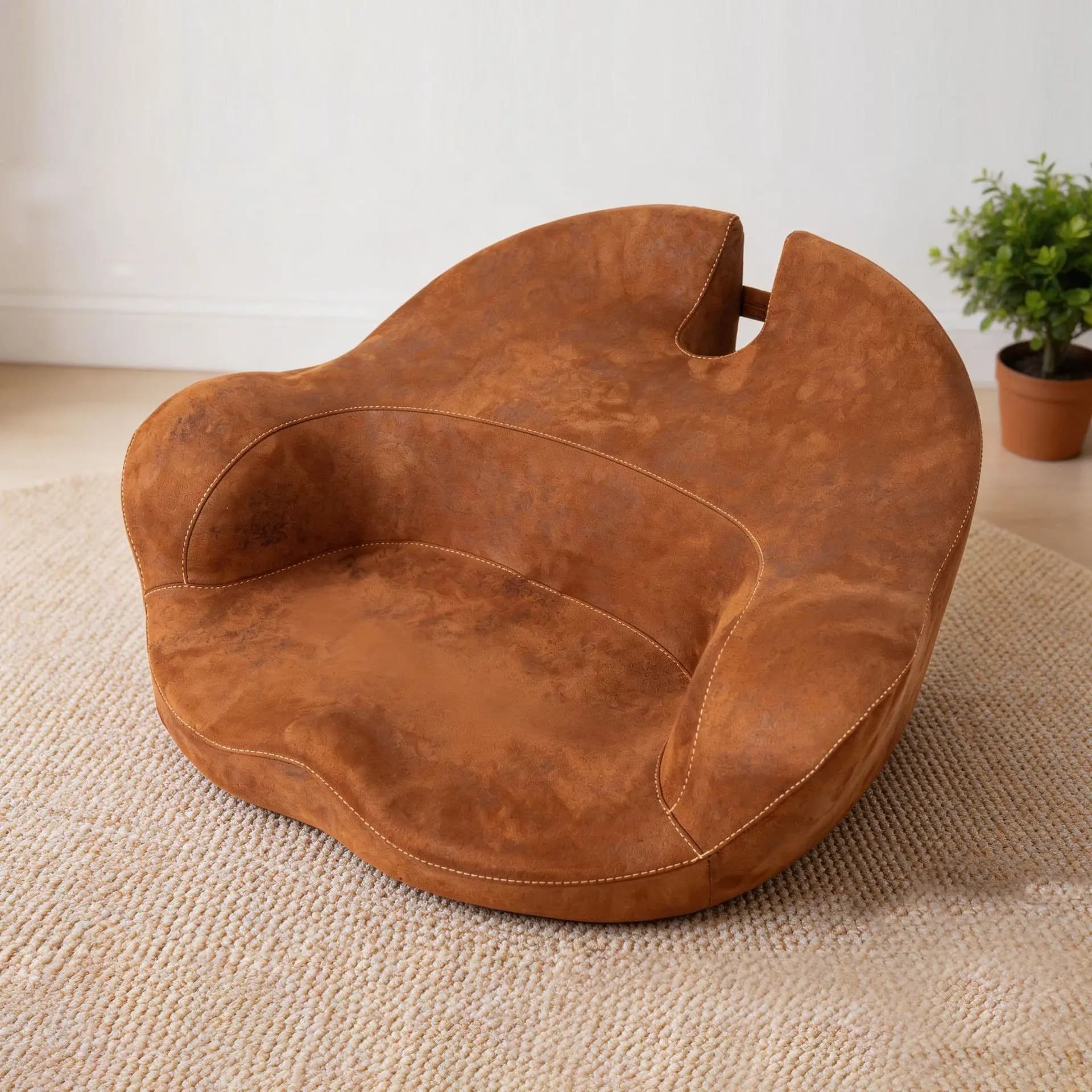 For Cross-Legged Meditation Cushion, Ergonomic Non-Collapse Pad for Zen & Yoga