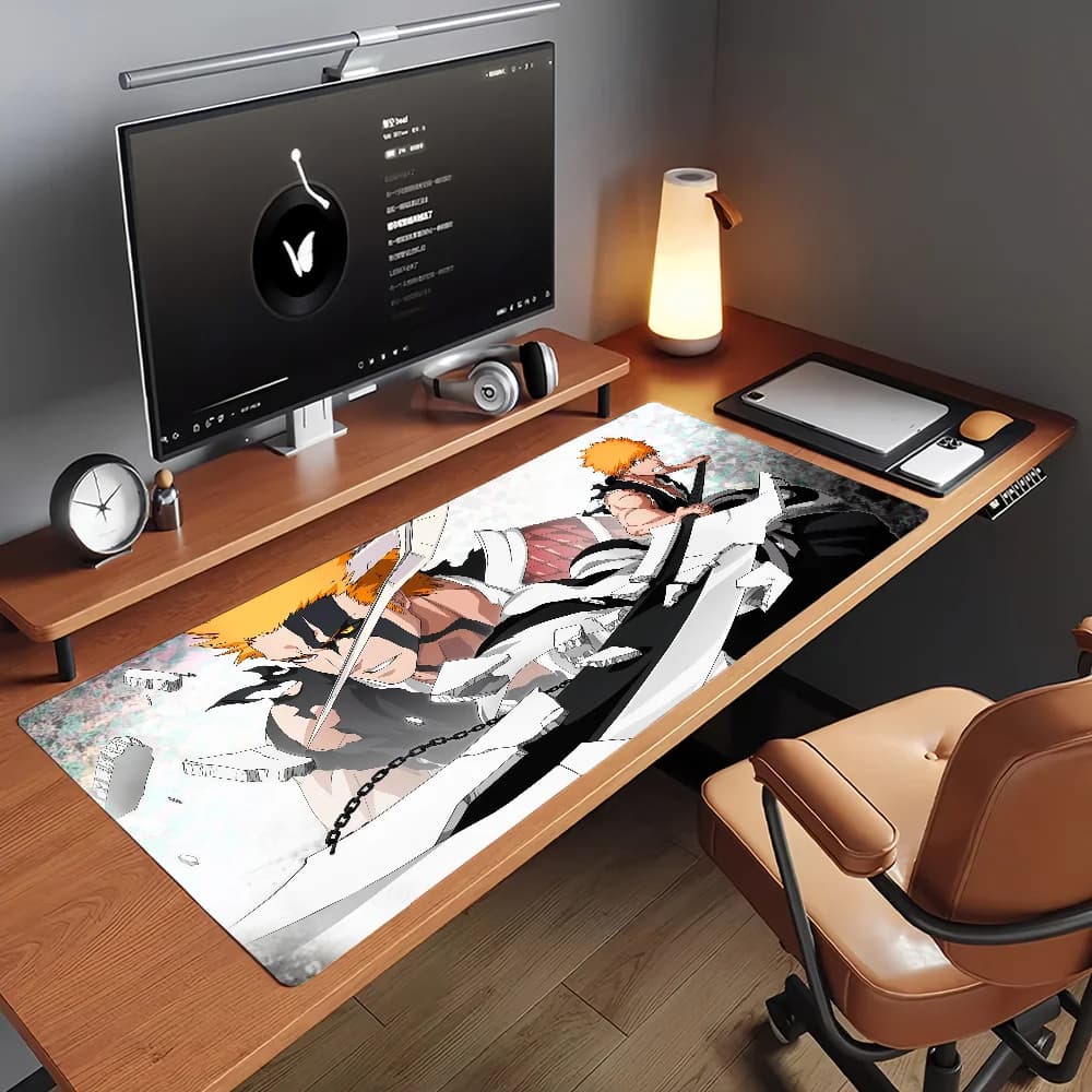 Tappetino per mouse Movie BLEACH, tappetino per computer in gomma antiscivolo, tappetino da scrivania per gamer, decorazione, tappetino per laptop, ufficio, grande