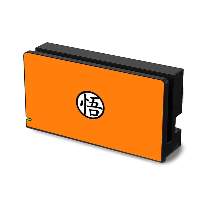 Cover protettiva per Nintendo Switch OLED TV Dock Station, a tema cartone animato Goku, piastra frontale decorativa di ricambio