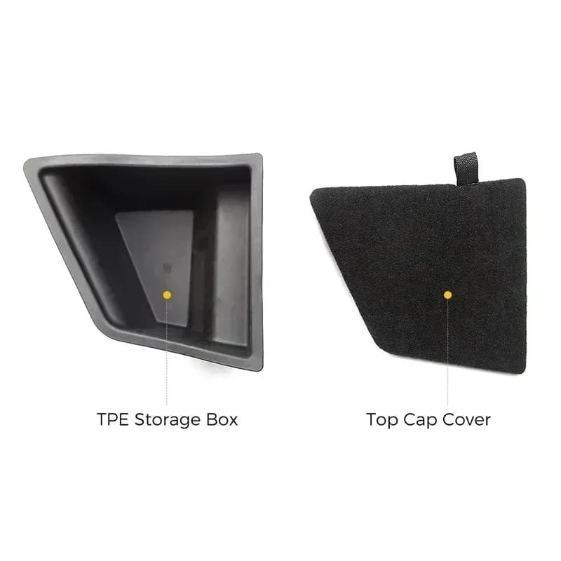 For Tesla Model 3 Rear Luggage Storage Box Storage box for left side space with rope Interior accessories for cars Model3 2021-2023
