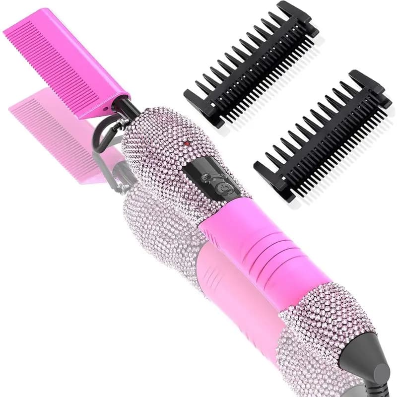 260°C Heated hair comb,Diamond hair straightener,7Temperature setting,60Automatically shuts down in minutes,Professional styling