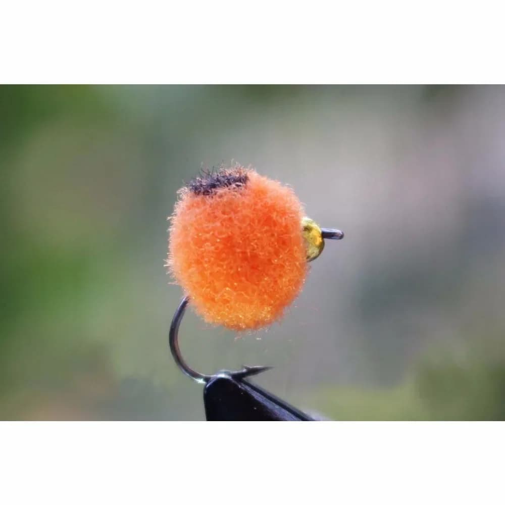 Tigofly 36 pz/lotto 3 colori Mosche artificiali in ottone a forma di uovo Glo Bug per la pesca a mosca di salmoni e trote, con scatola porta mosche in omaggio