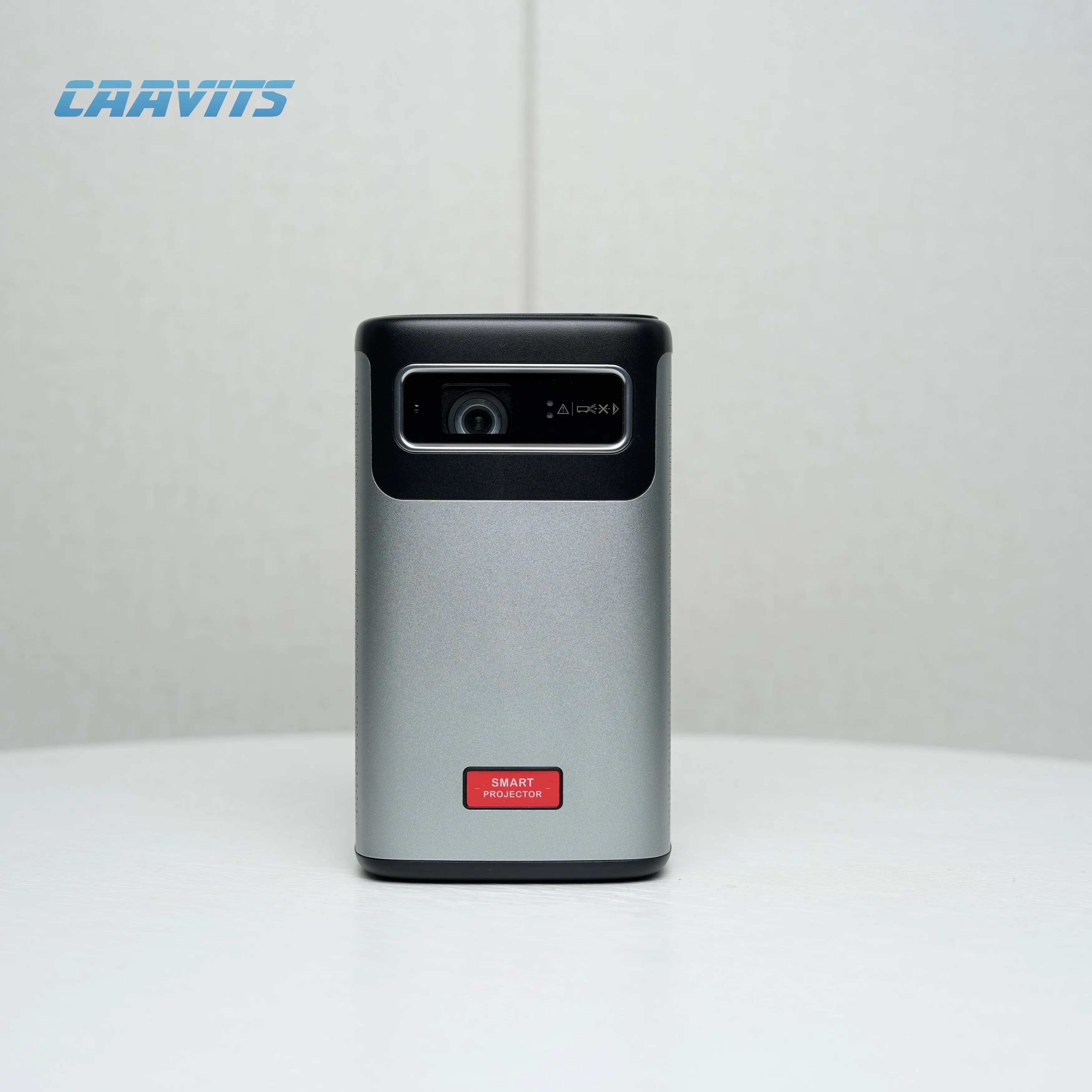 CAAVITS YHC2000 3D DLP Mini 960X540P Wifi Smart Led Dlp Android Batteria Videoproiettore portatile Supporto Proiettore 4K per esterni