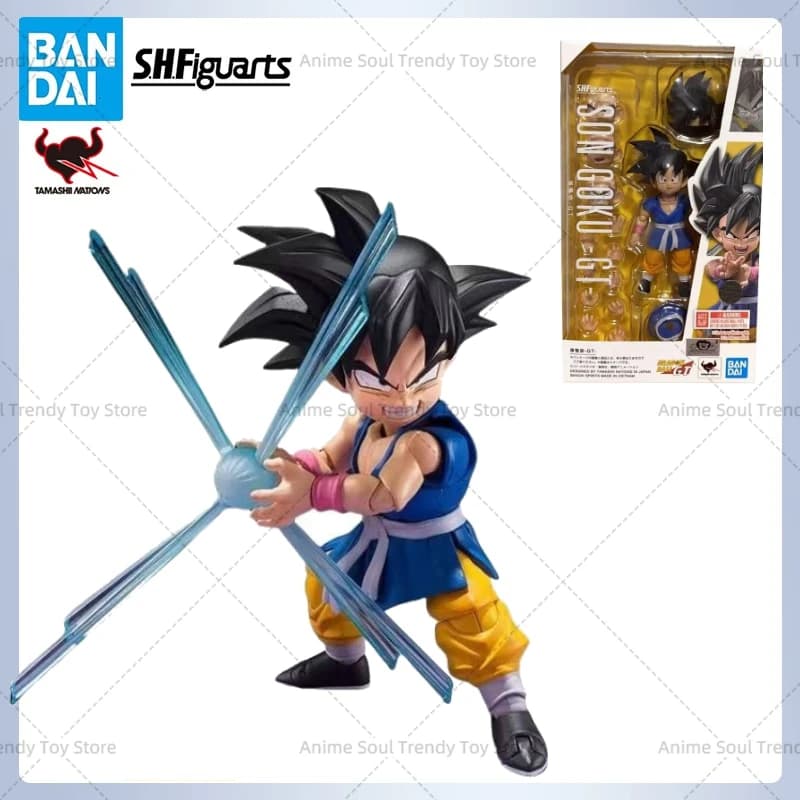 Disponibile Bandai SHFiguarts SHF Dragon Ball GT Son Goku Kid Action Figure Giocattolo da collezione Regalo
