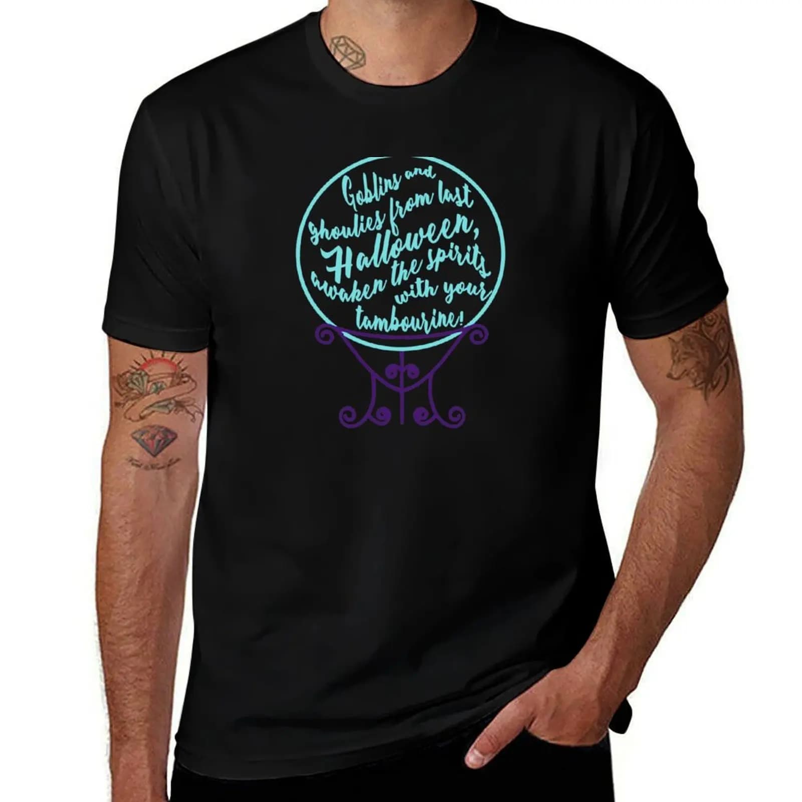 T-shirt sportiva da uomo Version Madame Inspired 2 Ball Crystal Leota ad asciugatura rapida