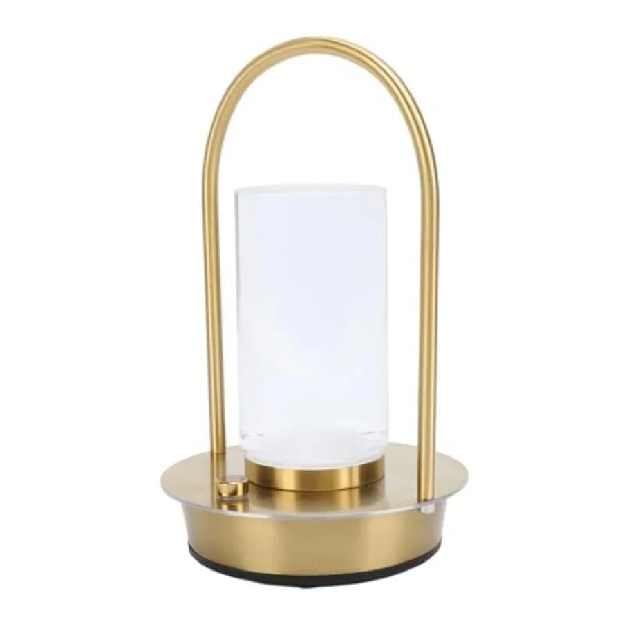 Cordless Table Lamp Modern Metal Touch Control 3 Color LED 2000mAh Rechargeable Bedside Lamp for Bedroom Living Room Study Deco