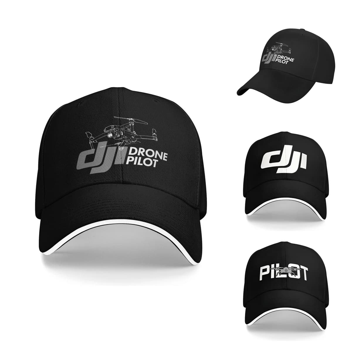 Baseball Cap Dji Drone Pilot Stuff Unisex Trucker Hat Caps Unique Formal All Seasons Travel Adjustable Snapback