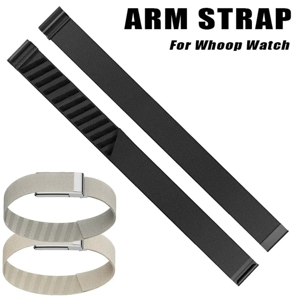 Fascia Elastica Regolabile per Bicipiti, Sostitutiva, Resistente al Sudore, in Nylon Traspirante Lavorato a Maglia per Whoop 5.0 One/Peak/Life(MG)